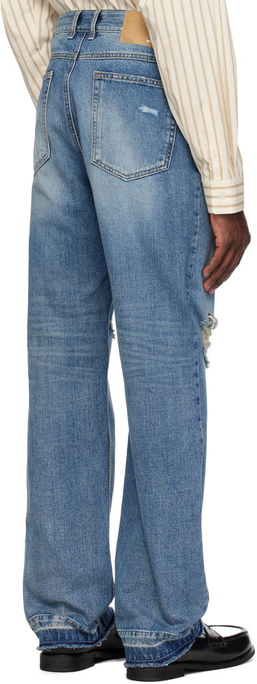 Džínsy We11done We11done Distressed Jeans Modrá | WD-DP0-25-333-M-BL, 2