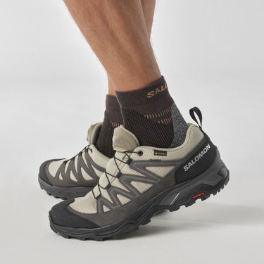 Tenisky a topánky Salomon X Ward Leather GTX Hiking Boots Šedá | L47182100, 4