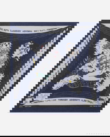 Šál KAPITAL Rainskull Bandana Modrá | EK-1692BA 1, 2