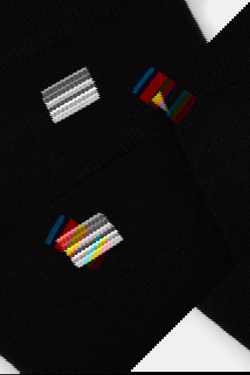 Ponožky Paul Smith Paul Smith Socks with Colorful Stripe Detail Čierna | M1A.380CI.P077, 1