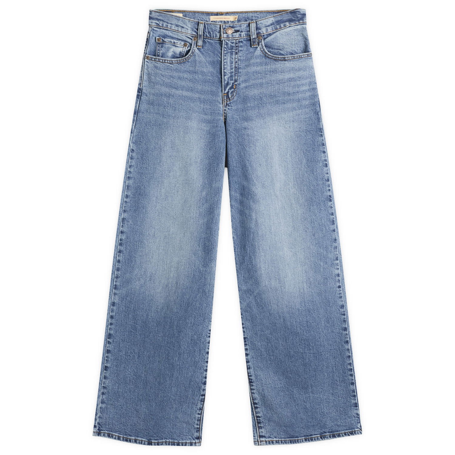 Džínsy Levi's 728 High Rise Wide Leg Jeans 28" Modrá | 0039B-0002, 1