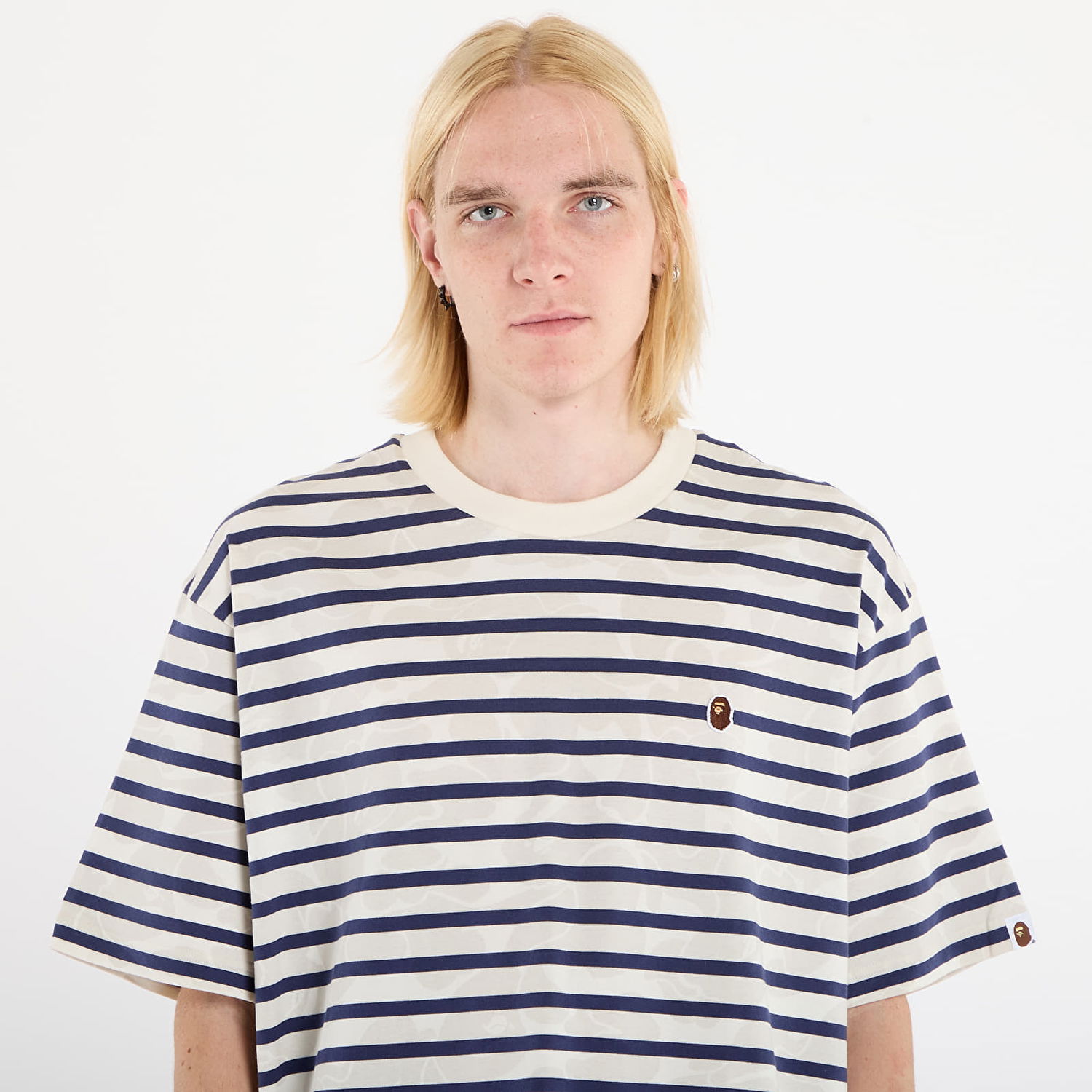 Tričko BAPE Solid Camo Stripe One Point Relaxed Fit T-Shirt Rôznofarebný | 001CSL801305MIVY, 1