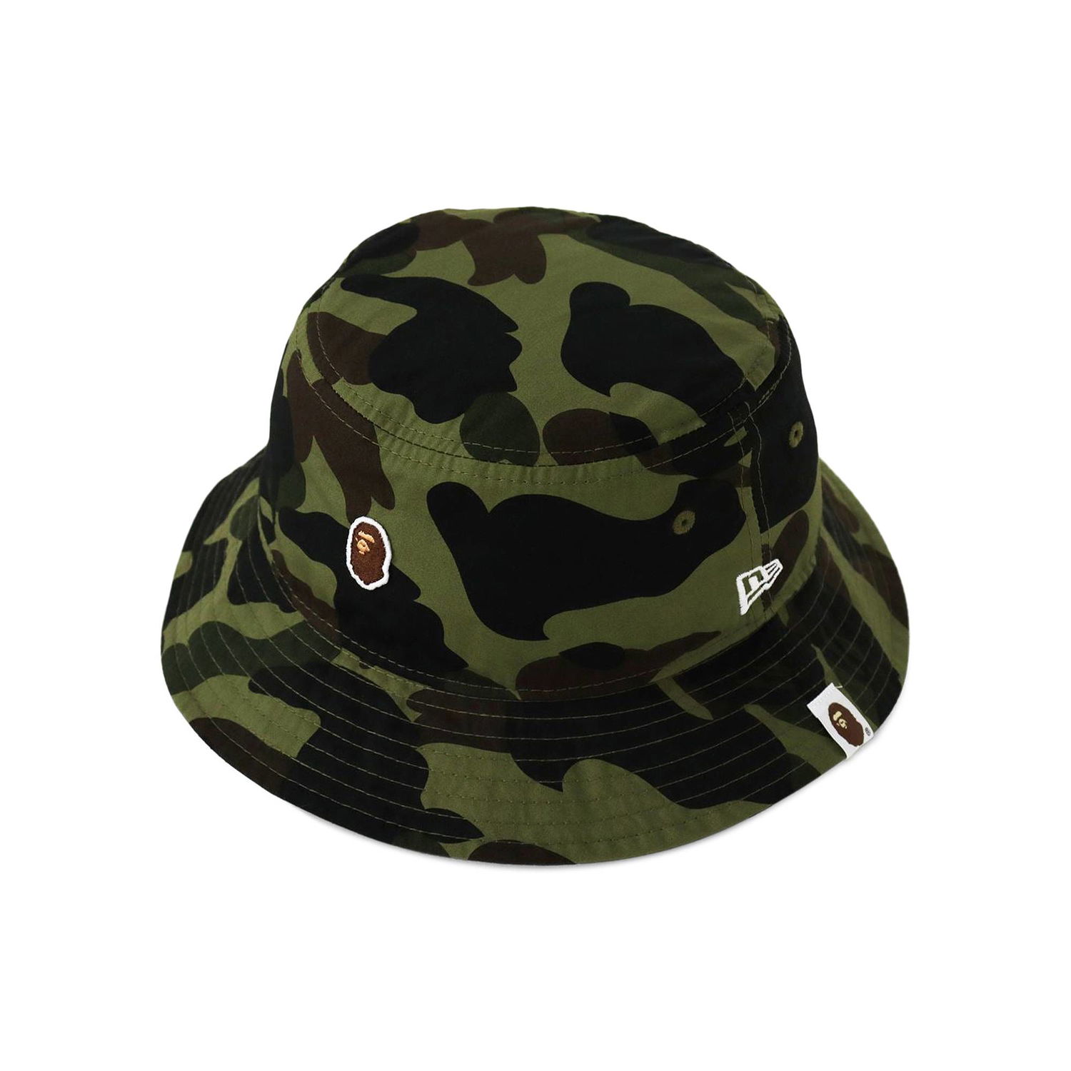 Klobúk BAPE 1st Camo New Era Bucket Hat Zelené | 1H73 180 910 GREEN, 1