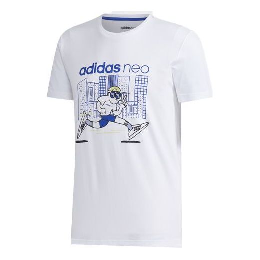 Tričko adidas Originals Neo Graphic Short Sleeve Tee Biela | FP7379