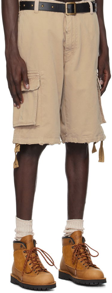 Šortky ERL Classic Distressed Cotton Cargo Shorts Béžová | ERL09P005, 1