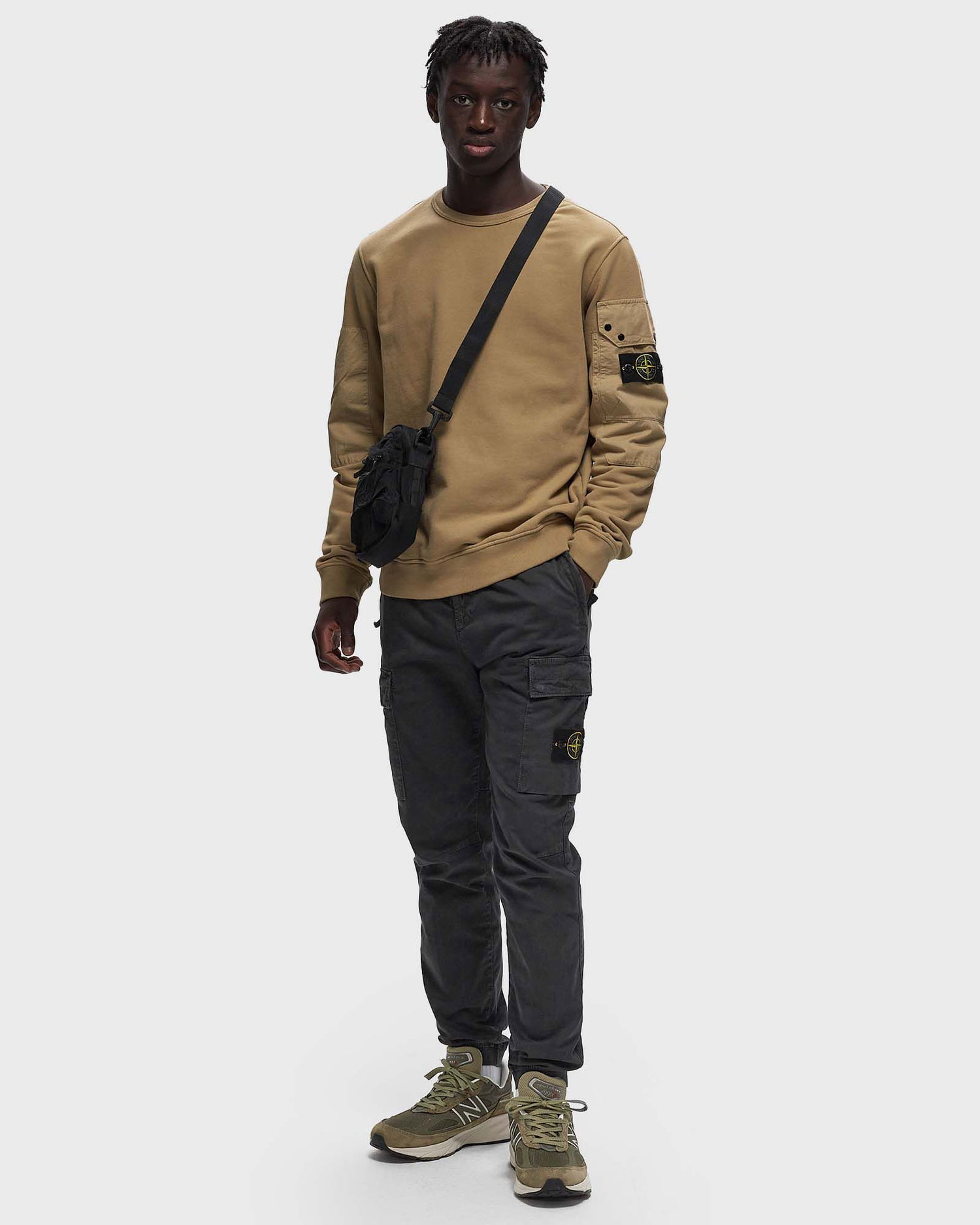 Mikina Stone Island MAGLIERIA TAGLIATA Hnedá | 811563920.V0094, 1