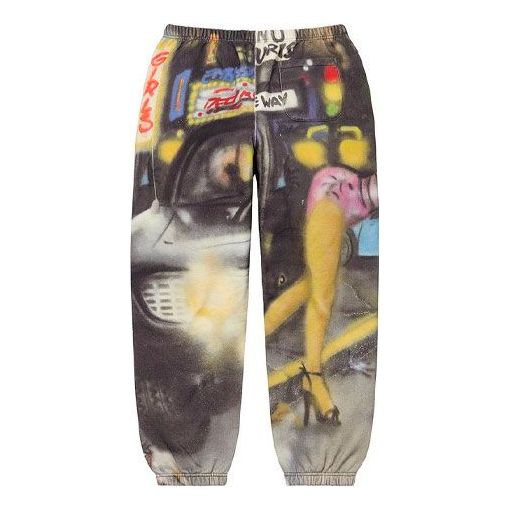 Tepláky Supreme Lady Pink Graphic Sweatpants Rôznofarebný | SUP-FW21-100