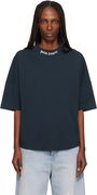 Curved Logo Collar Oversized T-shirt