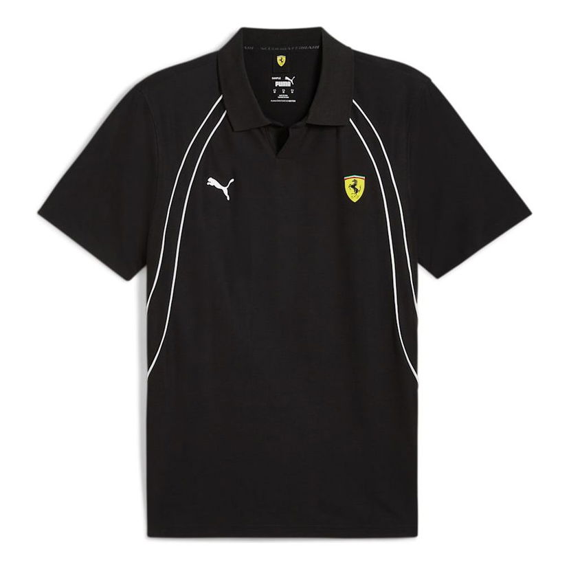 Polo tričko Puma Scuderia Ferrari Race Polo Shirt Čierna | 627048-01