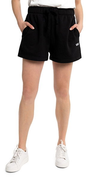 Šortky Vans EVERYDAY FLEECE SHORT Čierna | VN000JGMBLK1