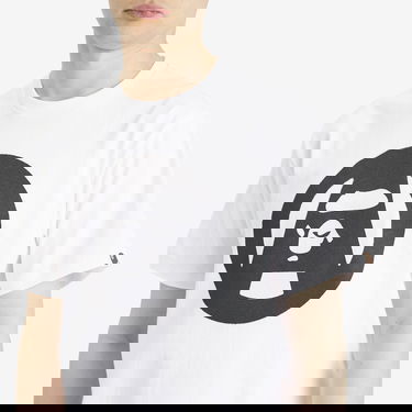 Tričko BAPE Stencil Circle Ape Face T-Shirt Biela | 001TEL301053M-WHT, 5