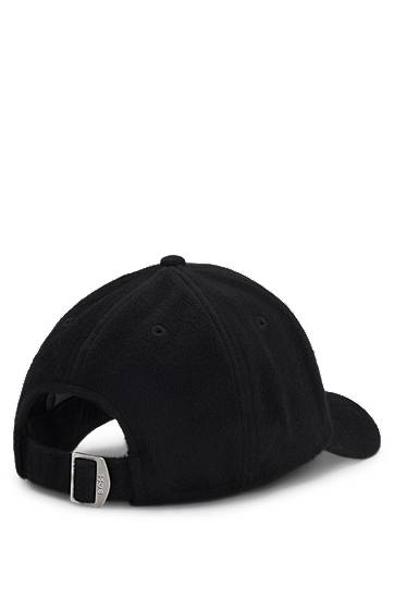 Šiltovka BOSS Wool-silk cap with twill lining Čierna | 50550616, 1