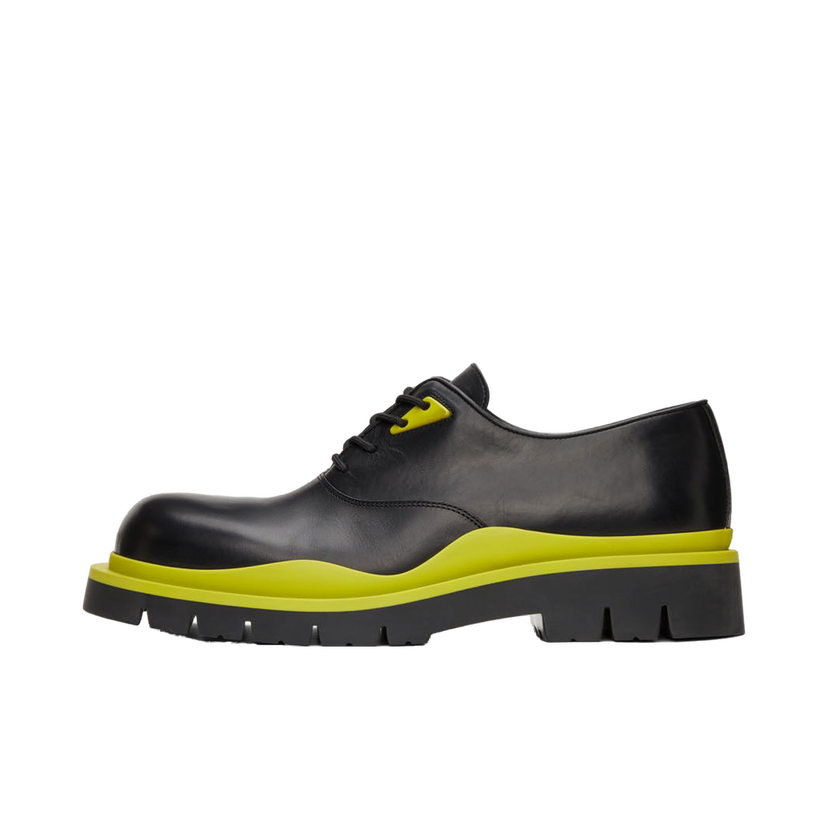 Tenisky a topánky Bottega Veneta Tire Derbys "Black Green" Zelené | 667073 VBS50