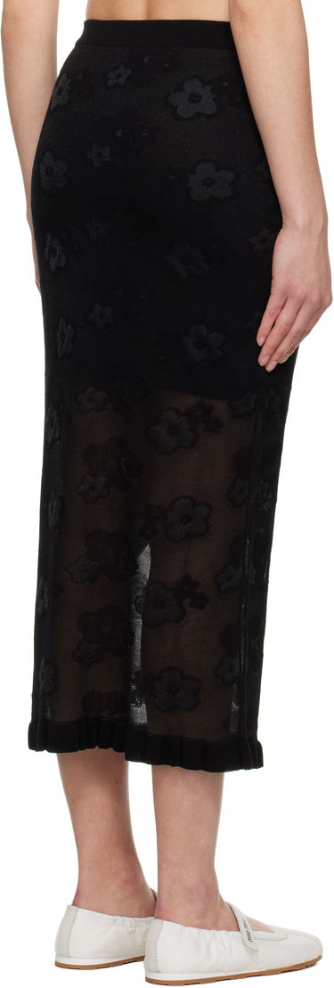 Sukňa Cecilie Bahnsen Cecilie Bahnsen Pegonia Floral Midi Skirt Čierna | 1.25KNI50006 PEGONIA SKIRT, 2
