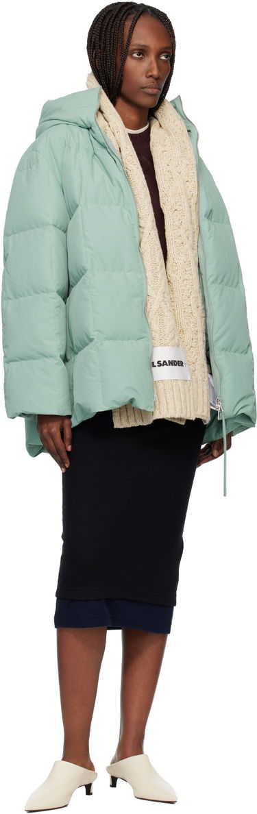 Šál Jil Sander Chunky Donegal Wool Cable Scarf Béžová | J40TE0007_J14522, 1