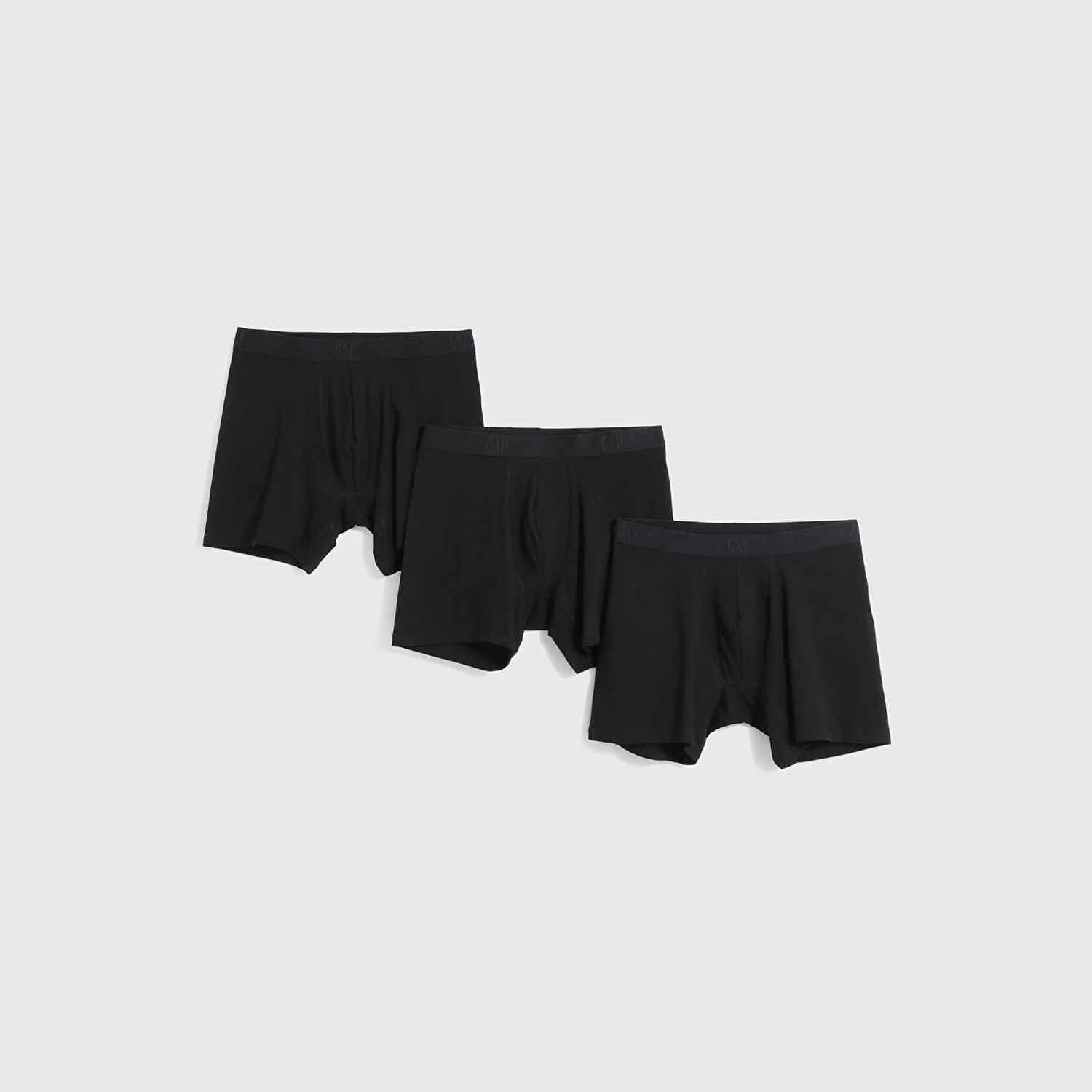 Boxerky GAP Brief 3-Pack True Black V2 2 Čierna | 701135-00, 0