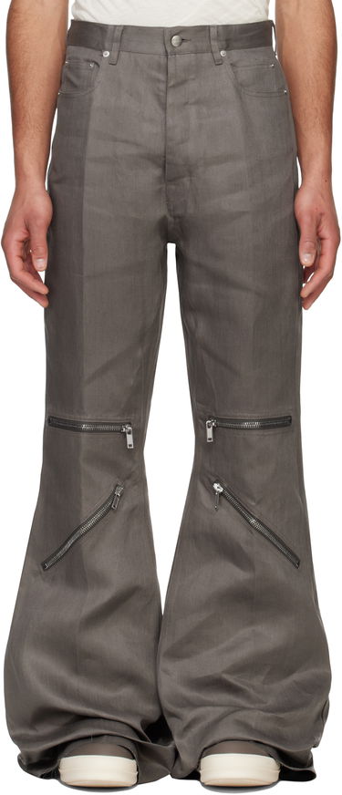 Nohavice Rick Owens Rick Owens Hollywood Bolan Cargo Pants Šedá | RU01E5336 TWL, 0