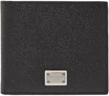 Peňaženka Dolce & Gabbana Black Logo Tag Wallet Čierna | BP1321AG219, 0