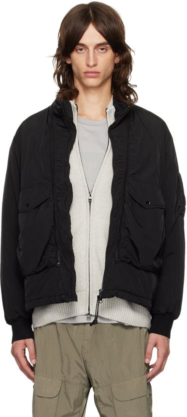 Prešívaná bunda C.P. Company Black Chrome-R Body Zippers Padded Jacket Čierna | 17CMOW089A-005904G, 0