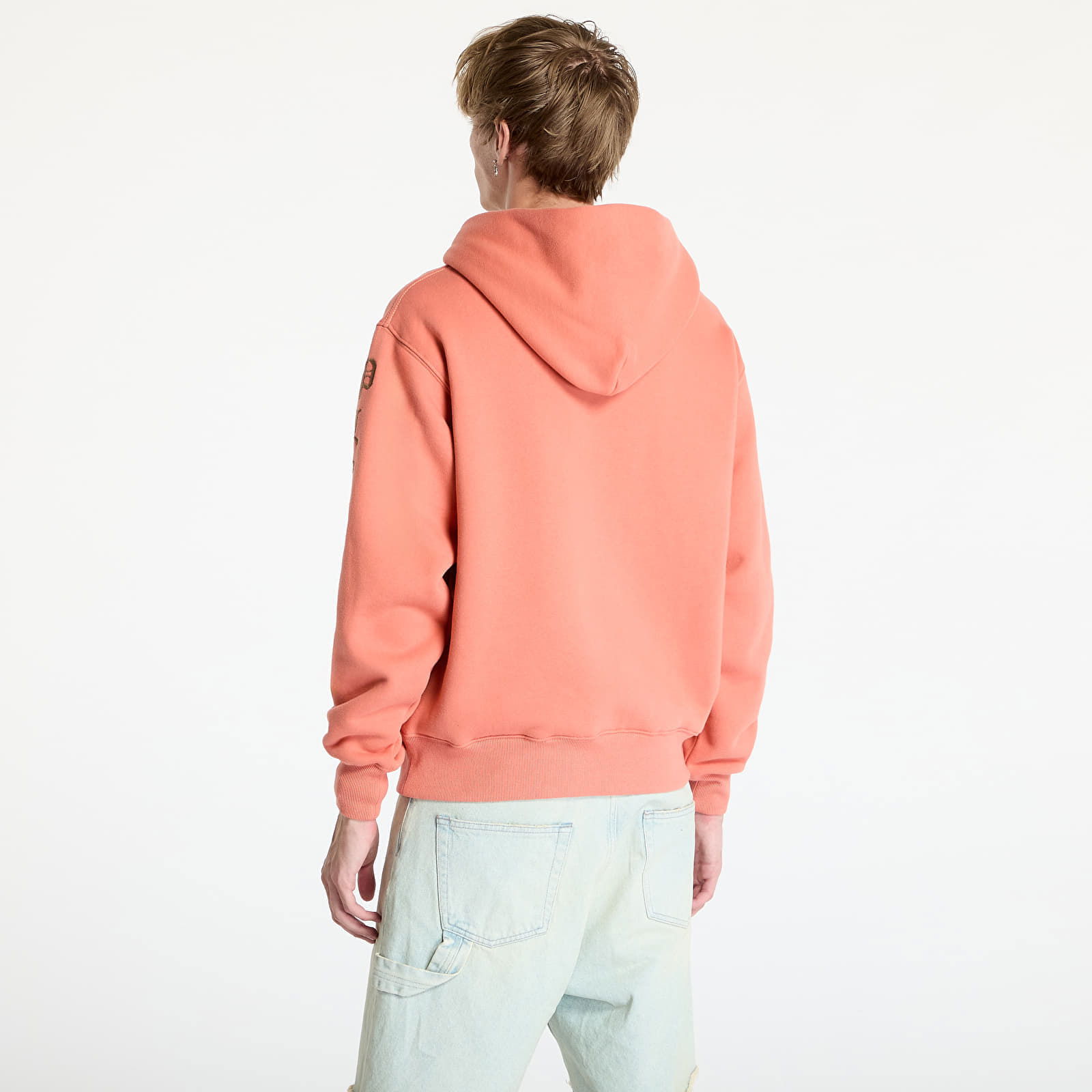 Oe Zip Up Hoodie Rust