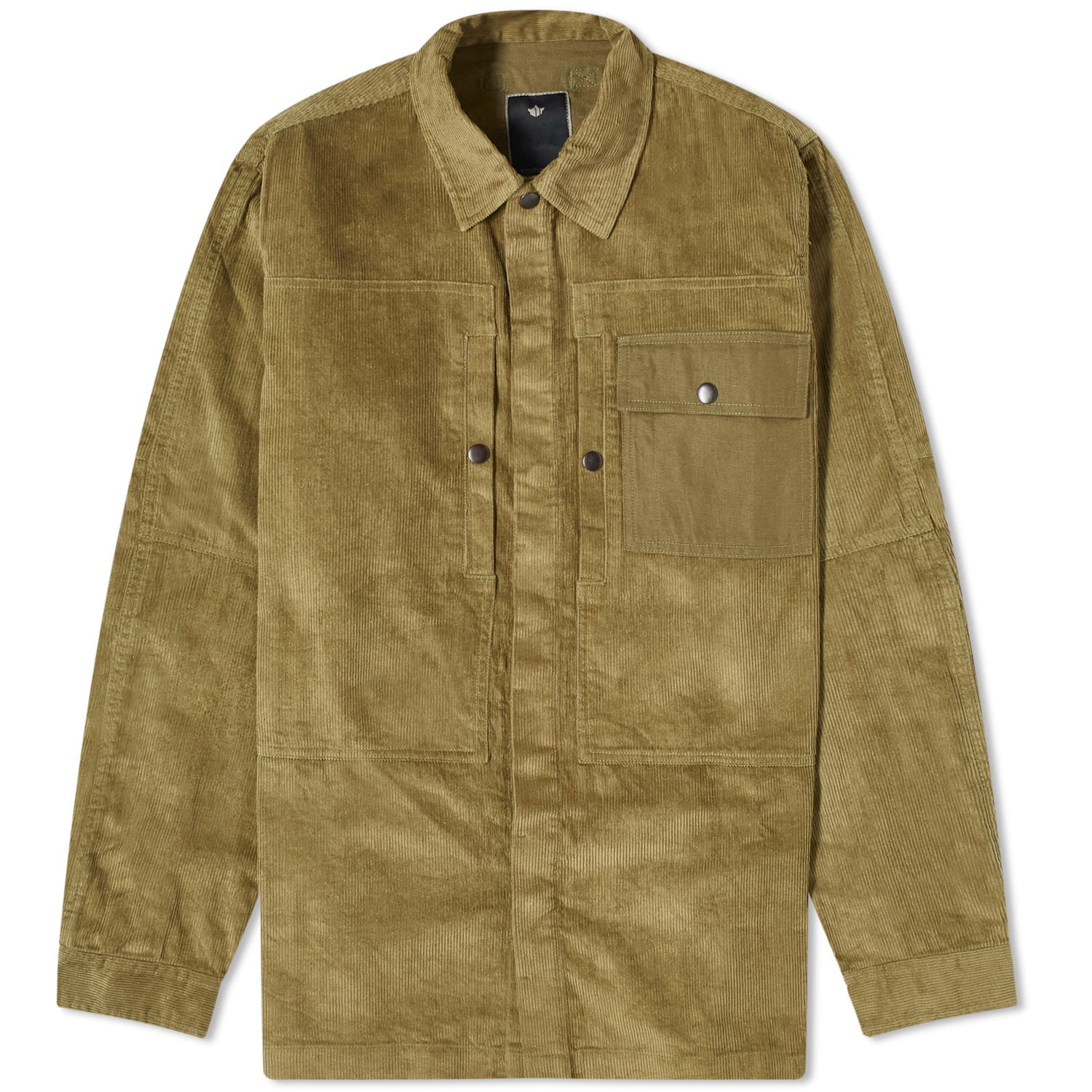 Bunda Maharishi Hemp Cord Overshirt Zelené | 4566-OLV, 0