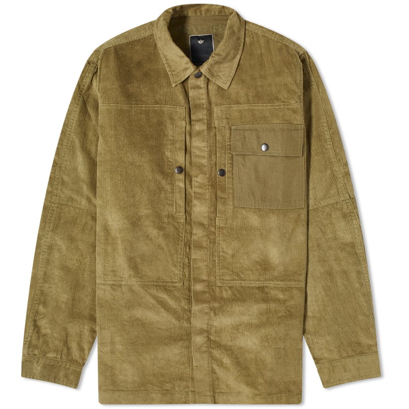 Bunda Maharishi Hemp Cord Overshirt Zelené | 4566-OLV