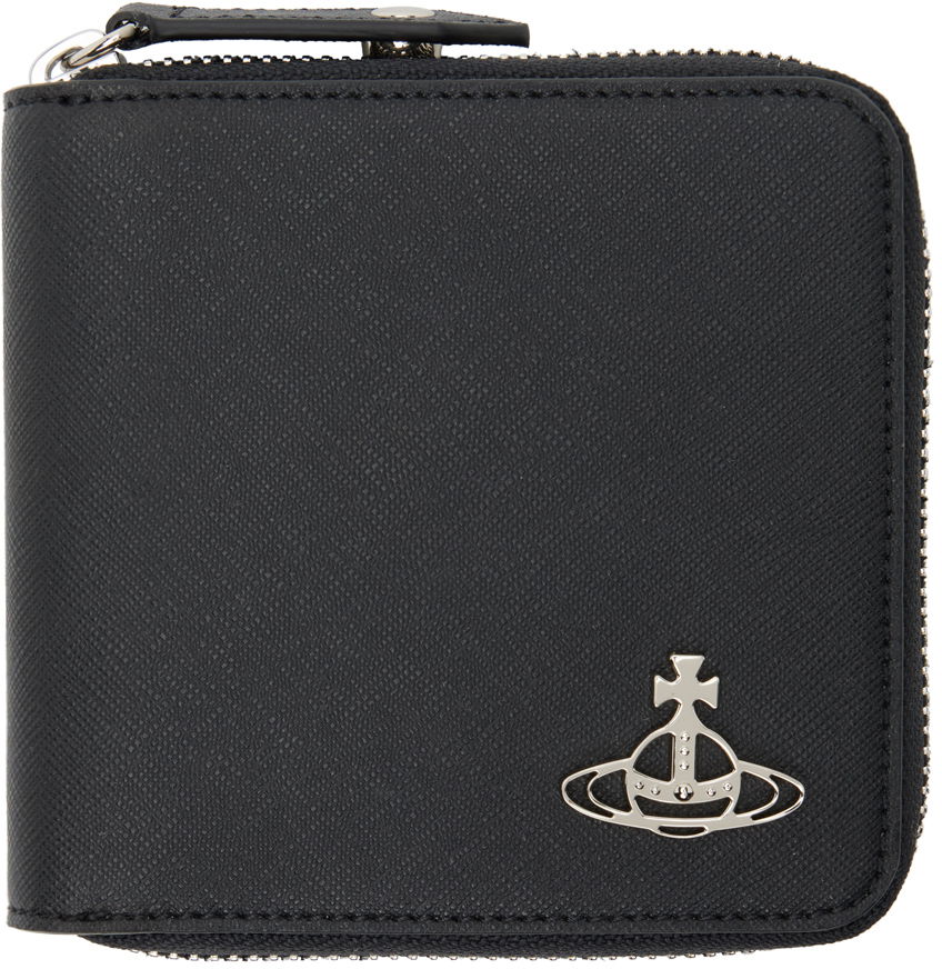 Peňaženka Vivienne Westwood Saffiano Biogreen Rounded Square Wallet Čierna | 51010043U-S000B-, 0