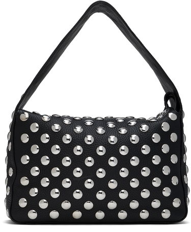 Kabelka Khaite KHAITE Elena Studded Shoulder Bag Čierna | H2025-798, 0