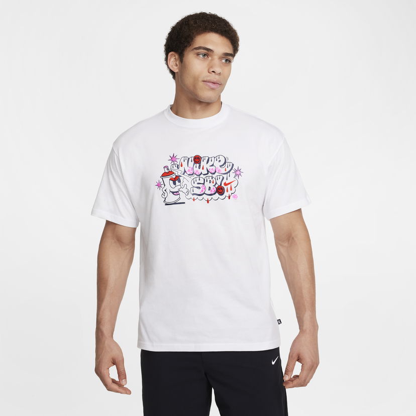 Tričko Nike SB SB Max90 T-Shirt Print Biela | FZ6712-100