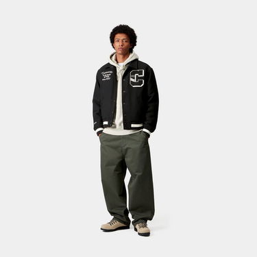 Bomber bunda Carhartt WIP WIP World Class Varsity Jacket Čierna | I035432_6, 4