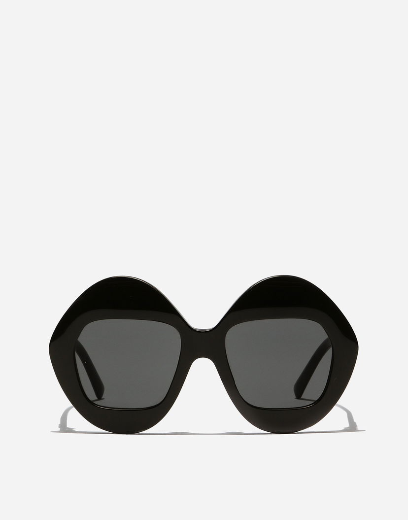Slnečné okuliare Dolce & Gabbana Italian Tailoring Acetate Oval Sunglasses Onesize Čierna | VG4527VP1879V000