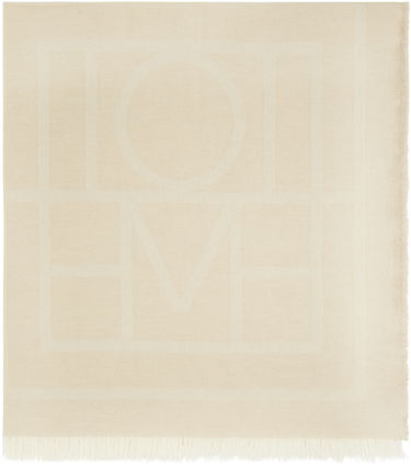 Šál TOTEME Monogram Wool Cashmere Scarf Béžová | 224-894-808, 0