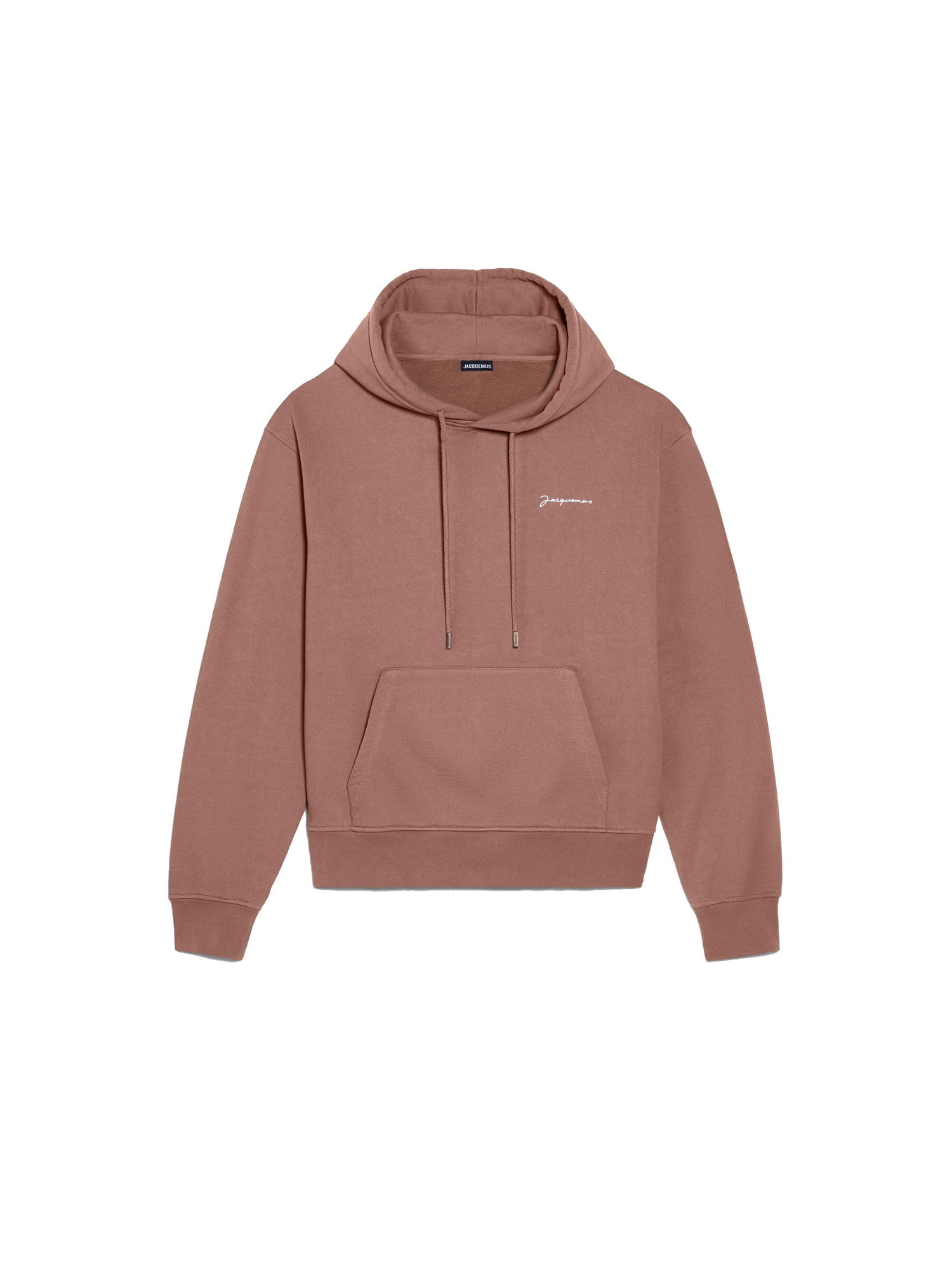 Mikina Jacquemus Le Sweatshirt Brode Hoodie Hnedá | 226JS310-2120-851, 0
