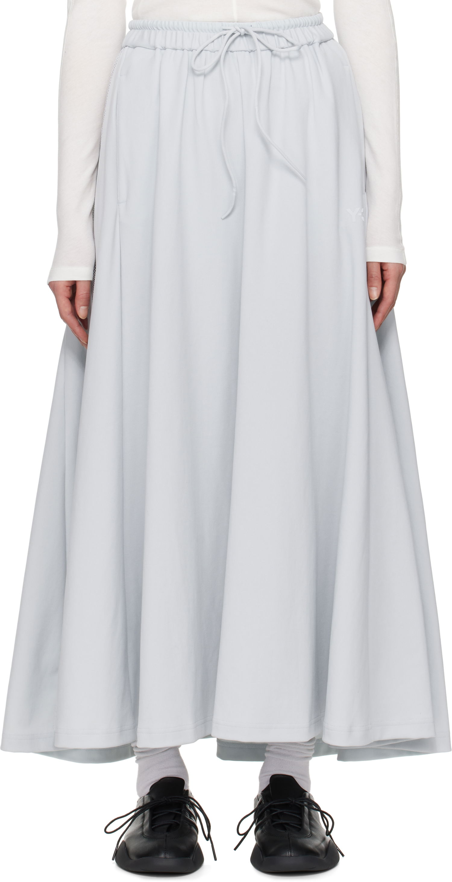 Sukňa Y-3 Y-3 Track Maxi Skirt Šedá | JL6673, 0