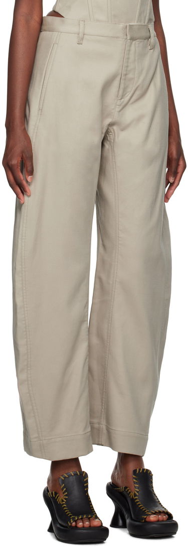 Nohavice Dion Lee Arch Trousers Béžová | C2162F23, 1