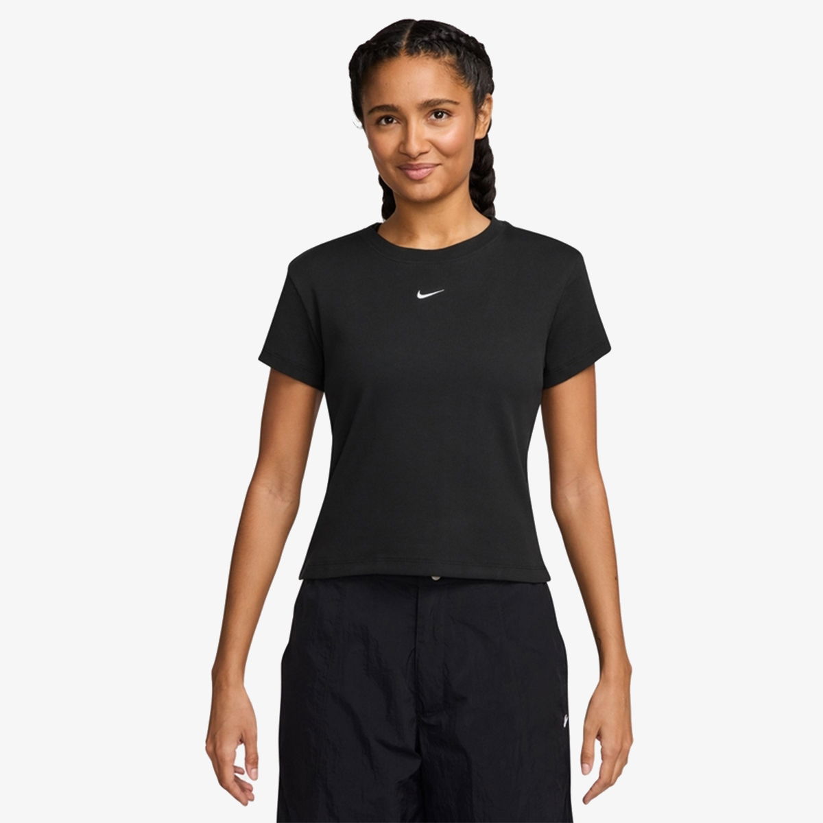 Tričko Nike Ribbed Slim Short Sleeve T-Shirt Čierna | HV4994-010, 0