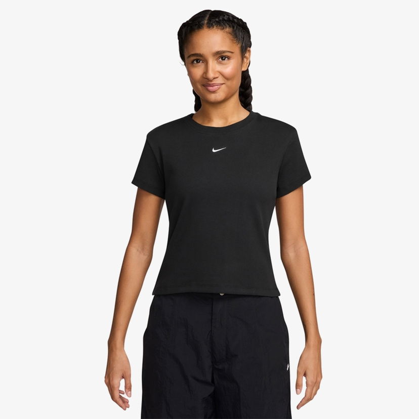 Tričko Nike Ribbed Slim Short Sleeve T-Shirt Čierna | HV4994-010