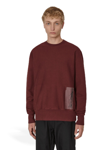 Sveter GR10K Transcript Stoarage Unbrushed Crewneck Vínová | AW22GR6A5FJ VN