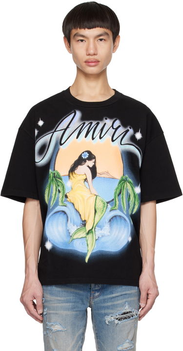 Tričko AMIRI AMIRI Mermaid Graphic T-Shirt Čierna | PF23MJG002-001, 0