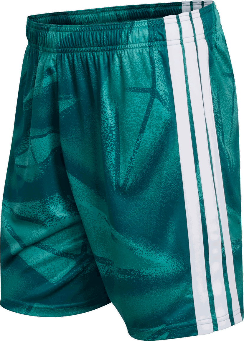 Šortky adidas Originals Germany Home Goalkeeper 2026 Patterned Shorts with Stripes Zelené | jm3715