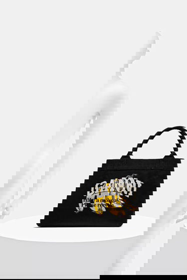 Tote bag GANNI GANNI Shopper XXL Pocket Banana Print Tote Bag Čierna | A6896, 5