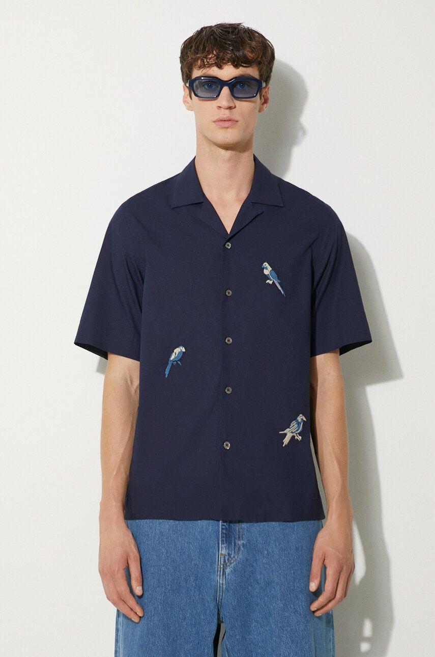Košeľa Paul Smith Paul Smith Bird Embroidered Regular Fit Shirt Navy | M1R.905UE.N01592, 0