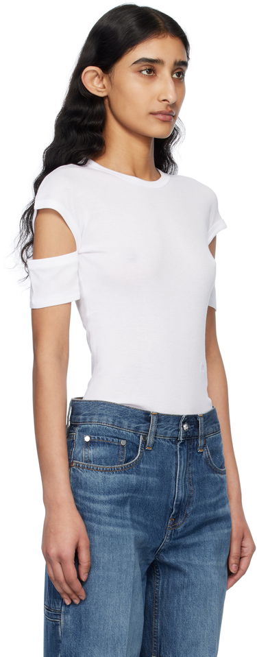 Tričko Helmut Lang Helmut Lang Slim Logo T-Shirt Biela | O09HW504, 1