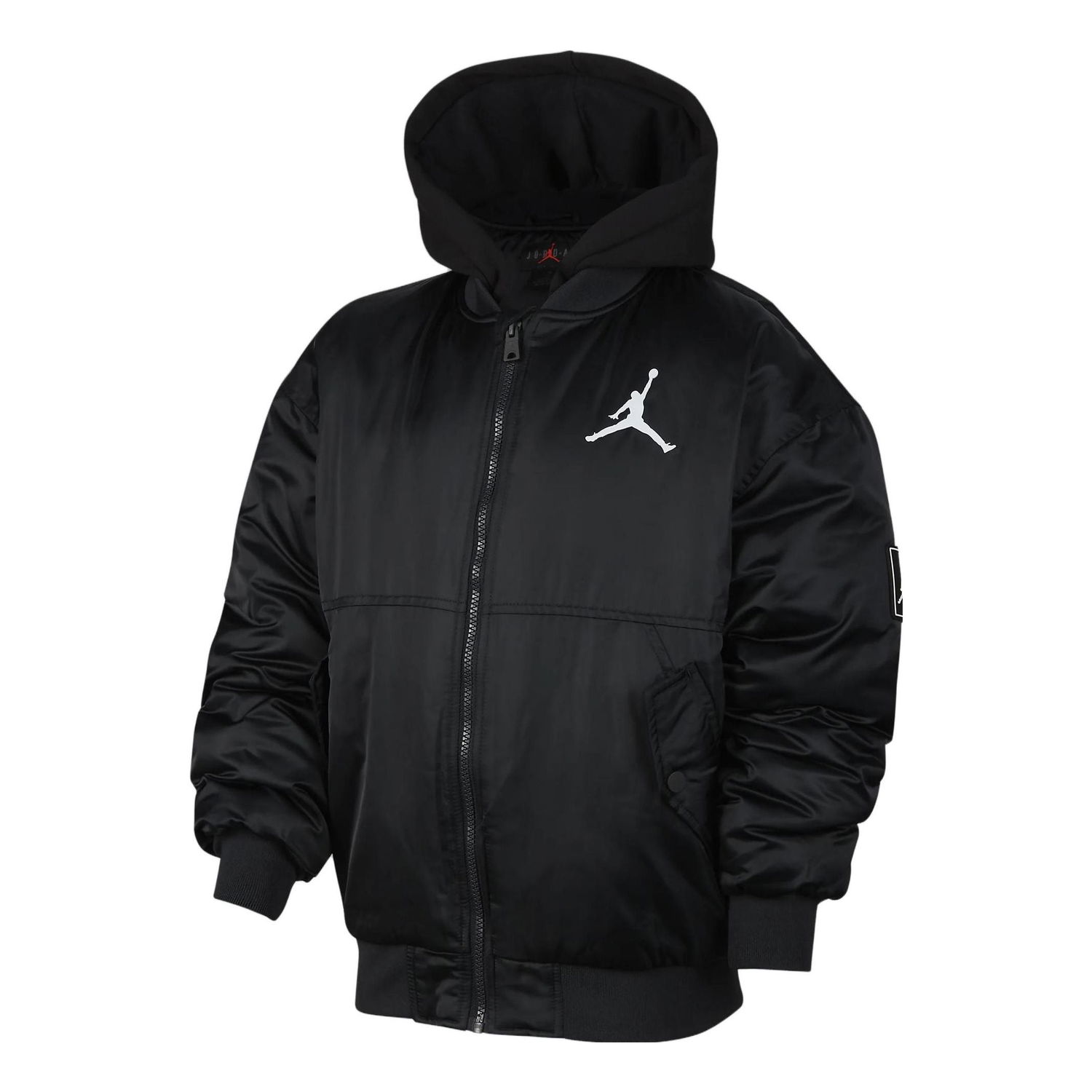 Bomber bunda Jordan Air Jordan Logo Hooded Bomber Jacket Čierna | FV2632-010, 0