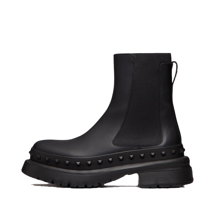 Tenisky a topánky Valentino M-Way Rockstud Beatle Boots Black Čierna | 3Y2S0H33GZZ_0NO