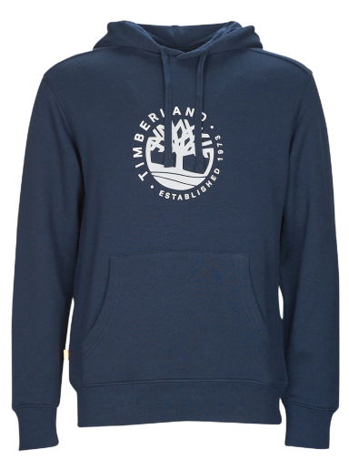 Mikina Timberland Refibra Logo Hoodie Navy | TB0A65UN-433