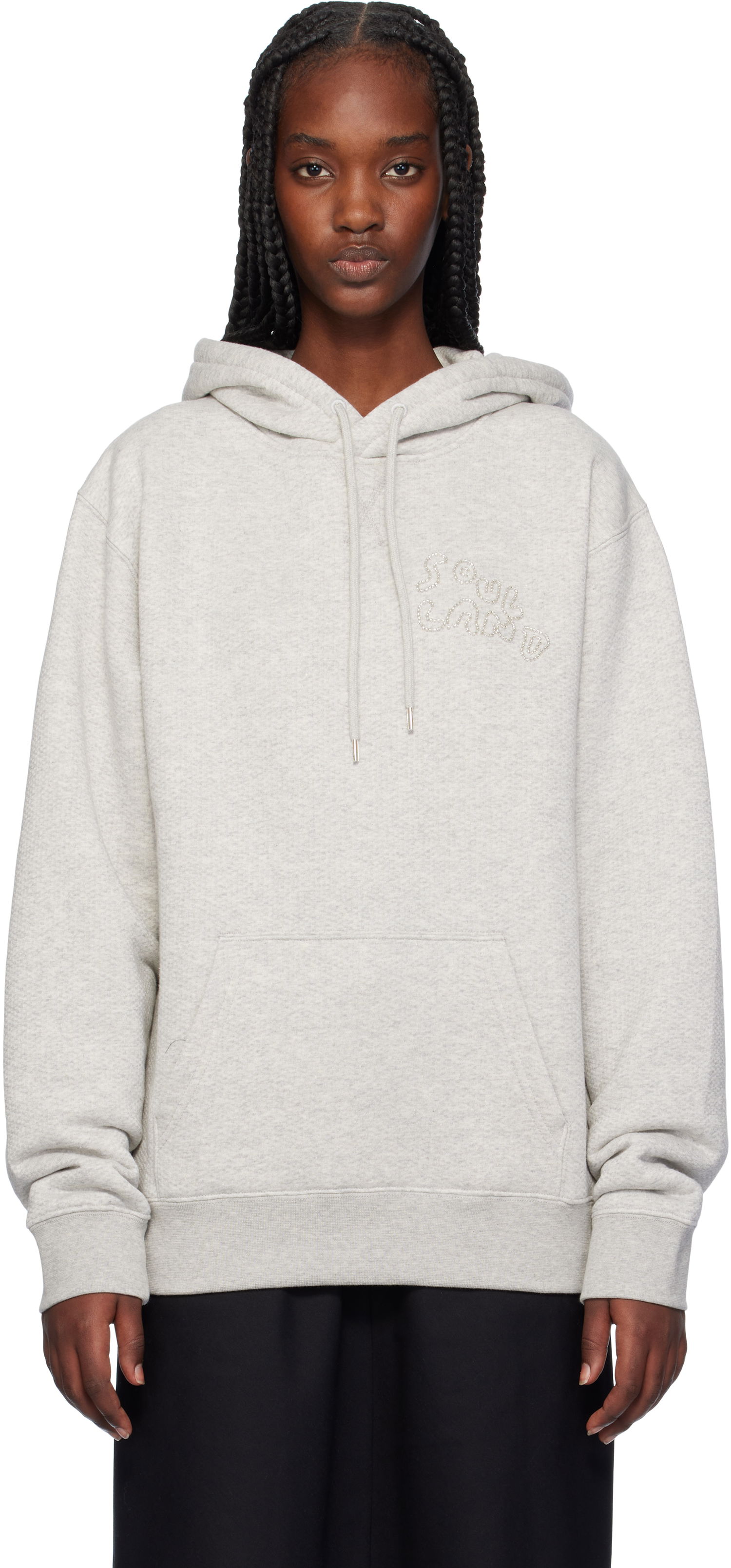 Mikina Soulland Grey Riko Hoodie Šedá | 42016-1264, 0