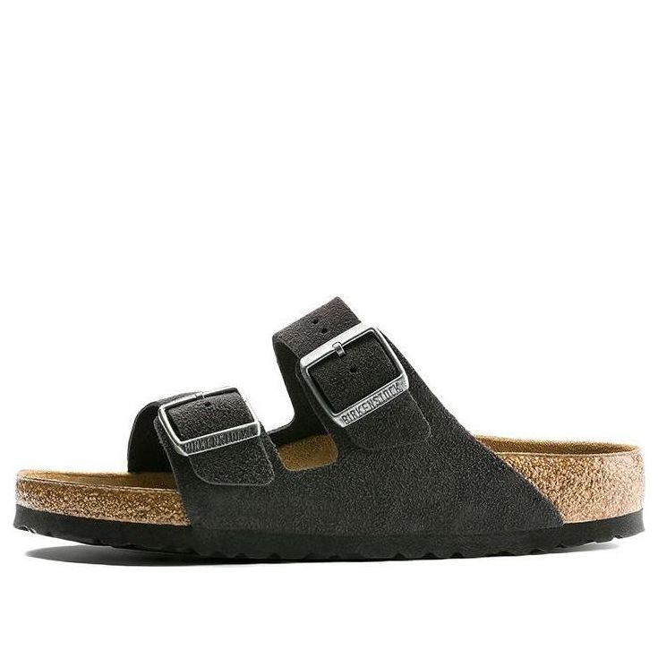 Tenisky a topánky Birkenstock Arizona Soft Footbed Suede Narrow Fit Sandals Čierna | 0552323, 0