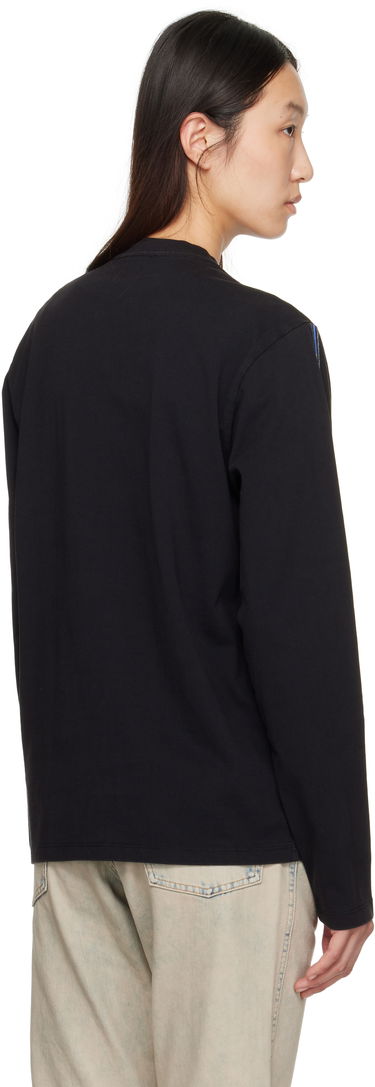 Tričko Coperni Coperni Slogan Graphic Long Sleeve T-Shirt Čierna | COPJS16PF5041, 2