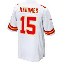 Dres Nike NFL Road Game Kansas City Chiefs Patrick Mahomes 15 Jersey Biela | 67NM-KCGR-7GF-2PA, 0
